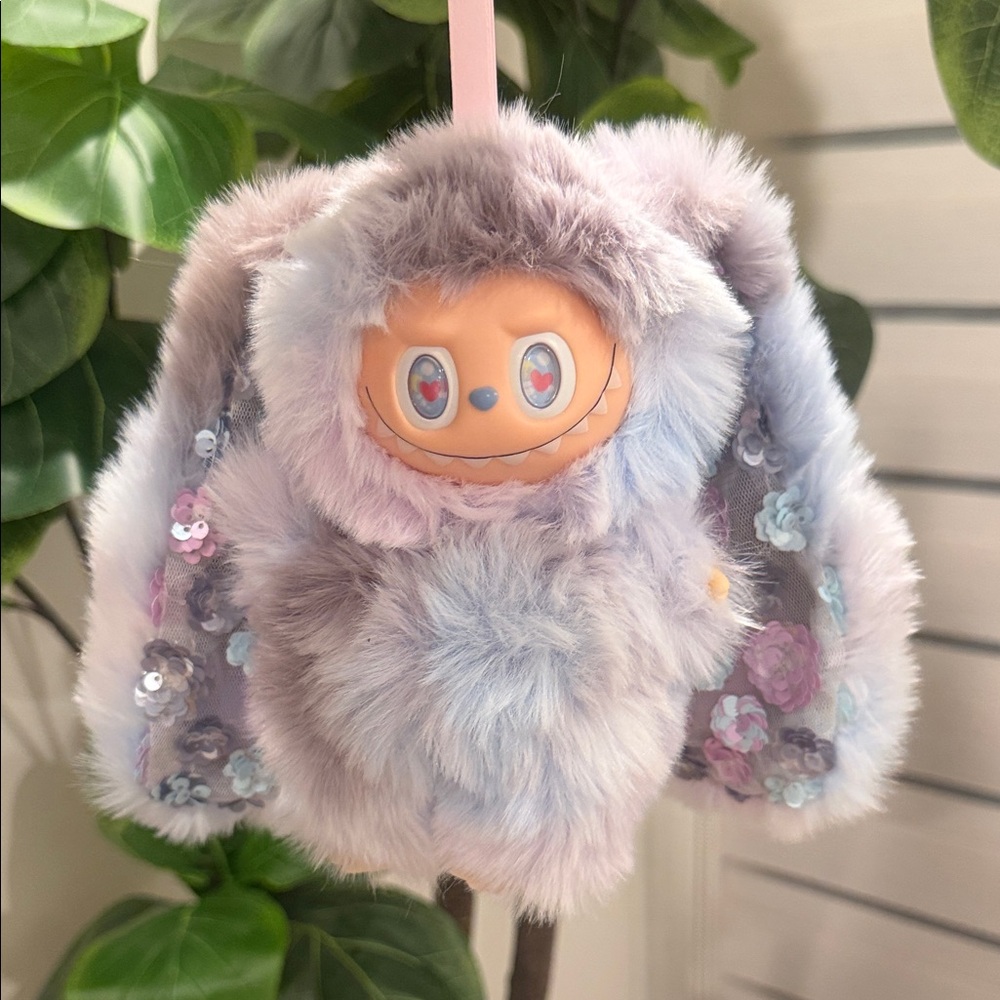 CUSTOM Plush Monster Toy with Sequins - Multicolor